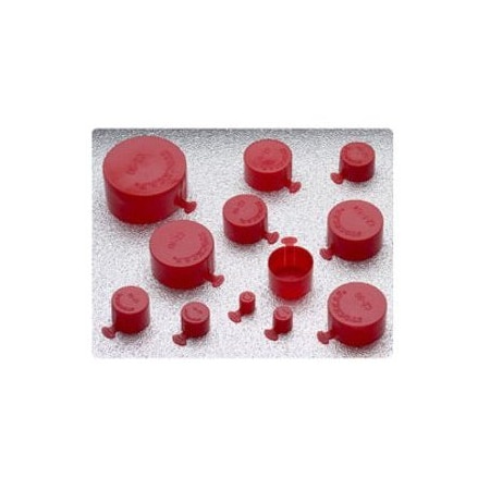 Tear Caps-CZ-15-LDPE-RED, 1000PK